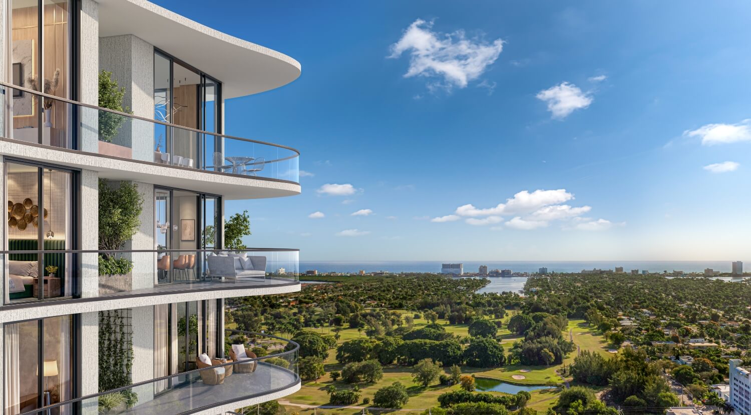 One Hollywood Residences First & Fifth Tower in Downtown Miami