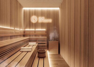 One Hollywood Residences Sauna